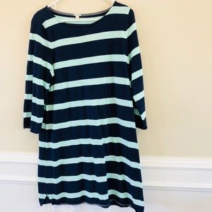 JCrew- Striped long sleeve striped dress- Sz. L